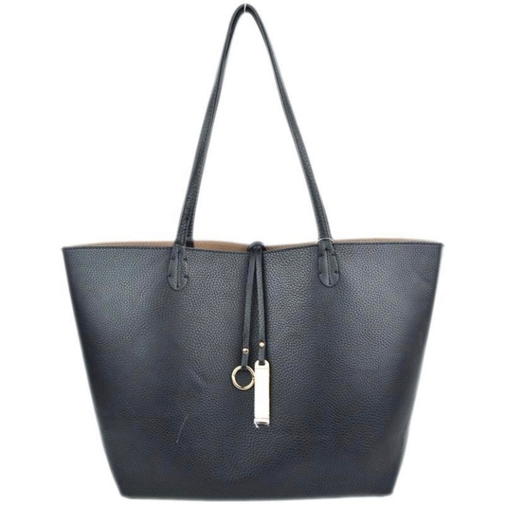 Black/Khaki Reversible 2 in 1 Purse - Picture 2 of 7